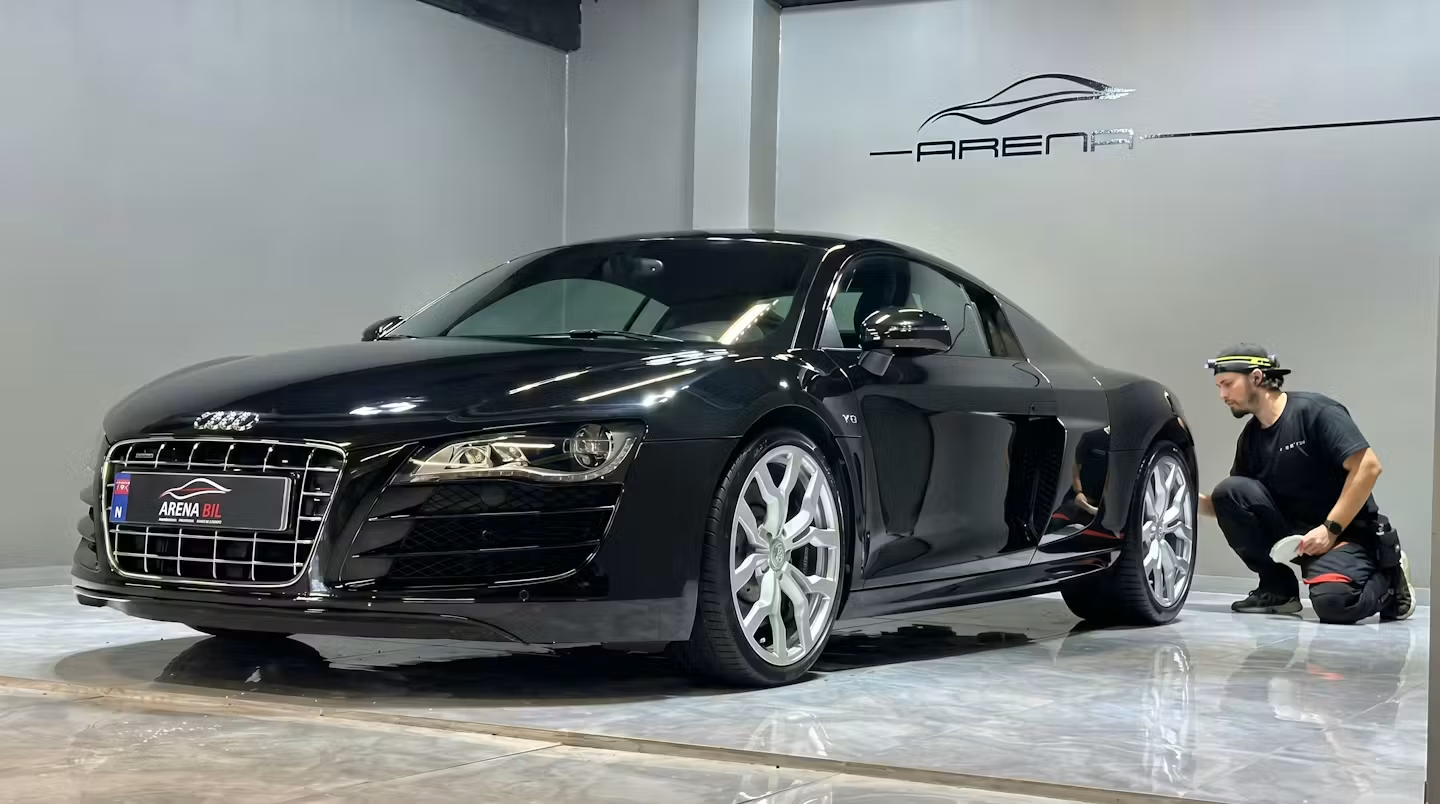 Audi R8 med keramisk coating