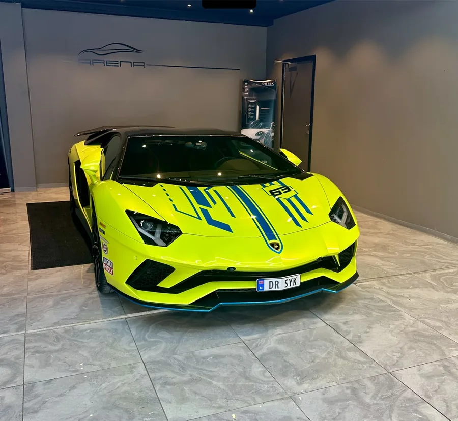 Lamborghini med keramisk coating